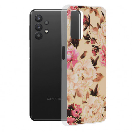 Husa Samsung Galaxy A32 5G Marble Series, Techsuit - Mary Berry Nude
