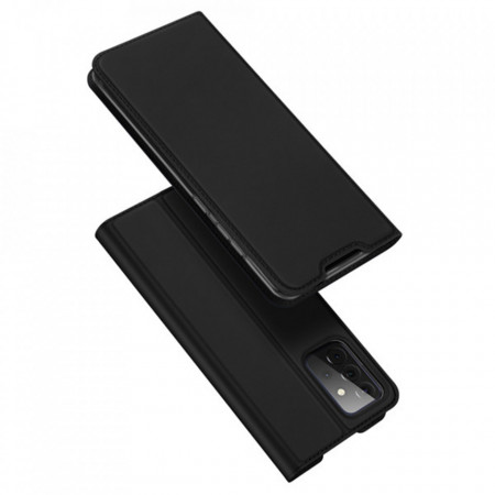 Husa Samsung Galaxy A72 5G tip carte, Skin Pro Dux Ducis - Negru