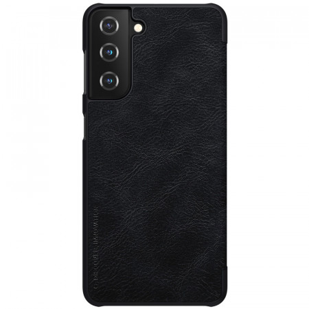Husa Samsung Galaxy S21, Qin Leather Case, Nillkin - Negru