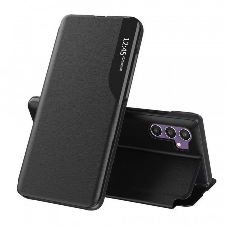 Husa Samsung Galaxy S23 FE tip carte, Techsuit eFold - Negru