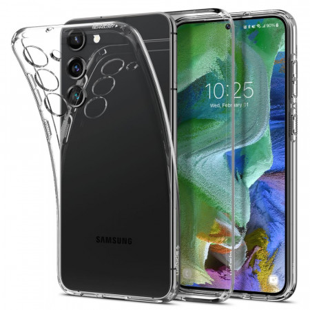 Husa Samsung Galaxy S23 Plus, Spigen Liquid Crystal - Transparent