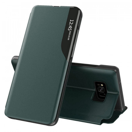Husa Samsung Galaxy S8 Plus tip carte, Techsuit eFold - Dark Green