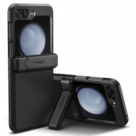 Husa Samsung Galaxy Z Flip5, Spigen Tough Armor Pro - Black