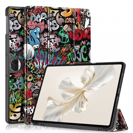Husa tableta pentru Honor Pad 9 cu suport Multi-Unghi și functie Sleep/Wake , SKYDDAR FoldVision Colour - Urban vibe