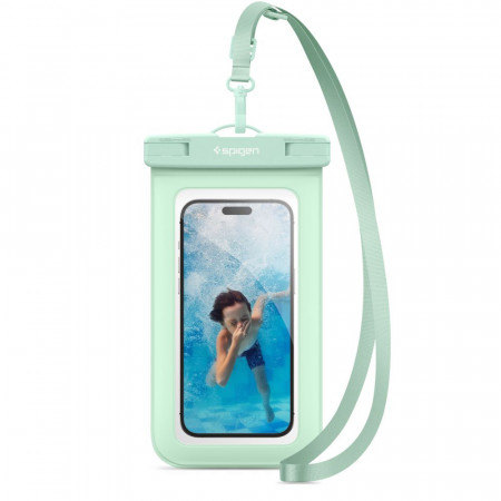 Husa universala pentru telefon, Spigen Waterproof Case A601 - Menta