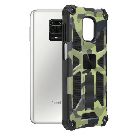 Husa Xiaomi Redmi Note 9S / Note 9 Pro / Note 9 Pro Max, Blazor Series, Techsuit - Camo Lime