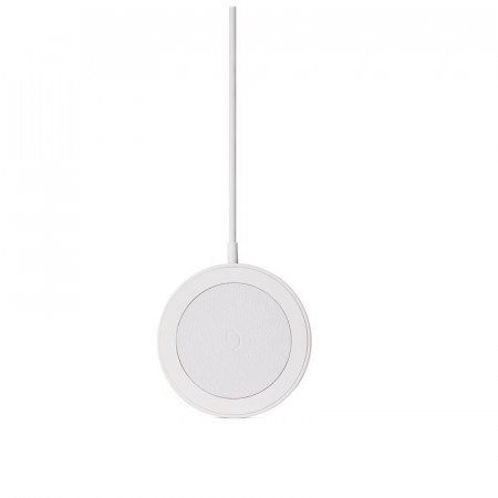 Incarcator Wireless MagSafe, 15W, Decoded Magnetic Charging Puck - Alb
