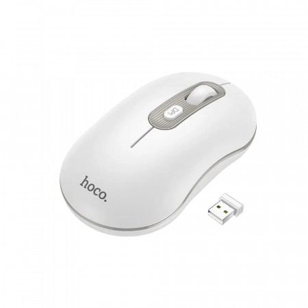 Mouse Wireless 1000-1600 DPI, Hoco (GM21) - Alb