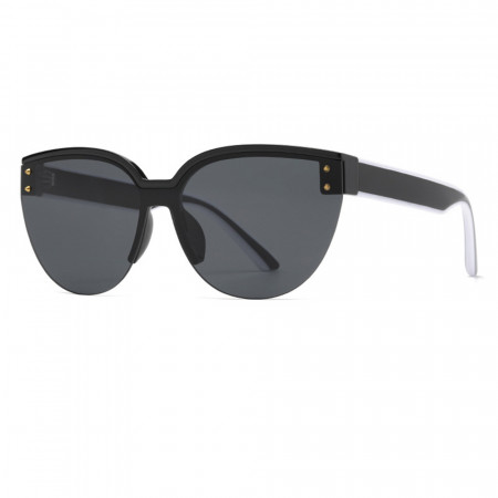 Ochelari de soare dama, Polarizati, Trendy, Skyddar Vistta 6506 - Negru Gri