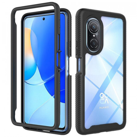 [Pachet 360°] Husa + Folie Huawei Nova 9 SE, Techsuit Defense - Negru