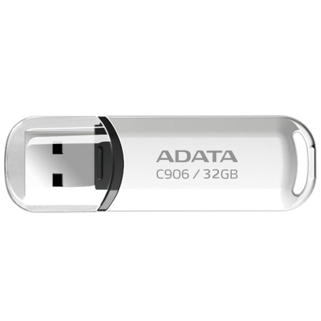 Stick USB ADATA AC906 32GB, USB 2.0, Compact si Fiabil, Alb