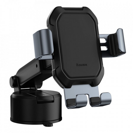 Suport Auto pentru bord / geam, prindere Gravity, Baseus (SUYL-TK0S) - Negru Tarnish