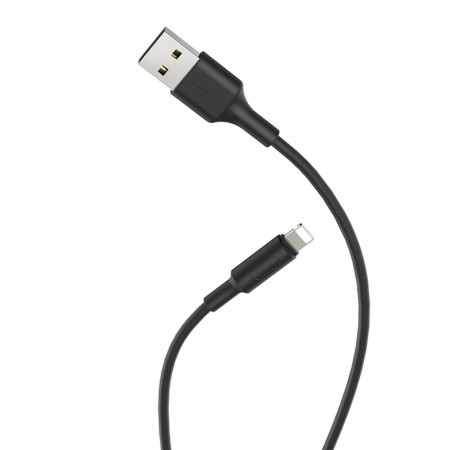 Cablu de date (X25 Soarer), USB-A to Lightning, 10W, 2A, 1.0m, HOCO - Negru