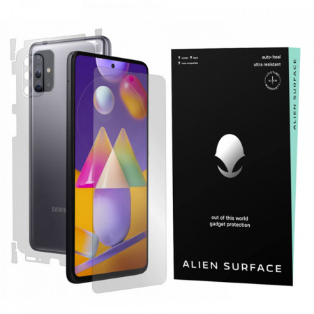 Folie 360° Samsung Galaxy M31s [Ecran+Margini+Spate] Alien Surface - Transparent