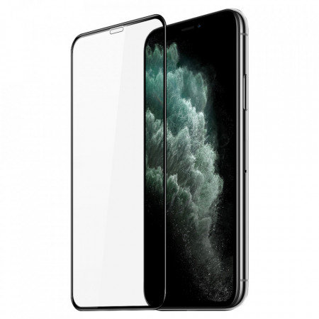 Folie iPhone X / XS / 11 Pro din sticla securizata, Dux Ducis - Negru