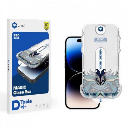 Folie sticla iPhone 14 Pro, Lito Magic Glass Box - Clear