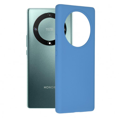 Husa Honor Magic5 Lite din silicon moale, Techsuit Soft Edge - Albastru