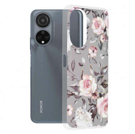 Husa Honor X7 Marble Series, Techsuit - Bloom of Ruth Gray