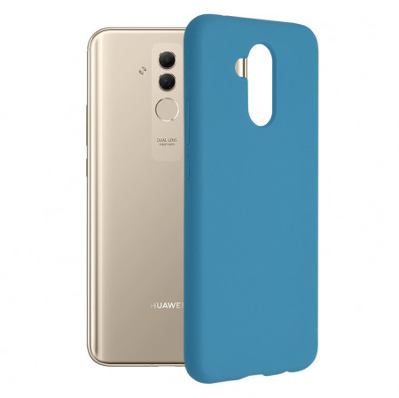 Husa Huawei Mate 20 Lite din silicon moale, Techsuit Soft Edge - Denim Blue