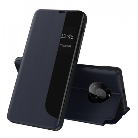 Husa Huawei Mate 40 Pro tip carte, Techsuit eFold - Dark Blue