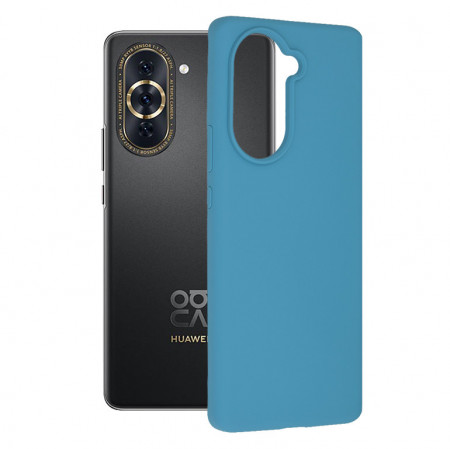 Husa Huawei Nova 10 Pro din silicon moale, Techsuit Soft Edge - Denim Blue