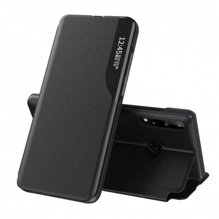 Husa Huawei P30 Lite tip carte, Techsuit eFold - Negru