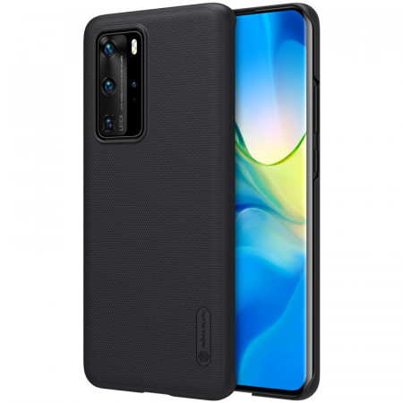 Husa Huawei P40 Pro, Super Frosted Shield, Nillkin - Negru