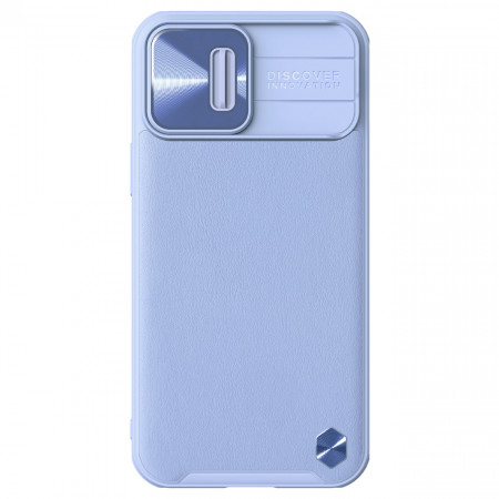 Husa iPhone 13, Nillkin Cam Shield Leather - Purple