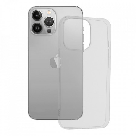Husa iPhone 13 Pro, din silicon TPU slim, Techsuit - Transparent