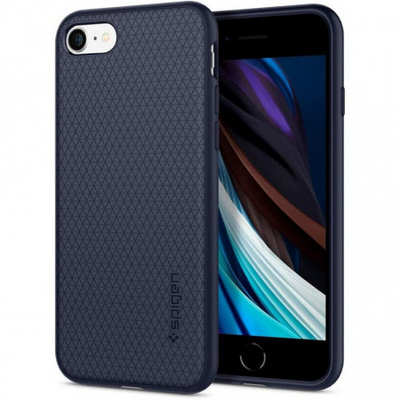 Husa iPhone 7 / 8 / SE 2 / SE 2020, Liquid Air Spigen - Midnight Blue