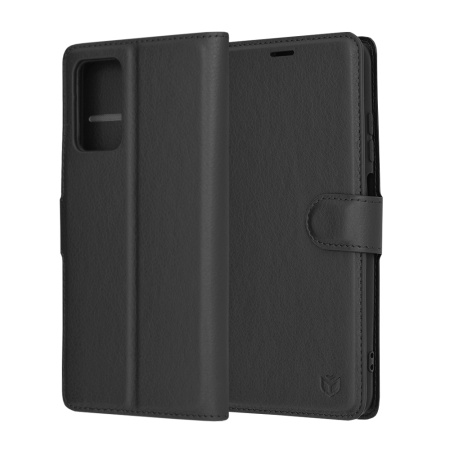 Husa pentru Xiaomi Redmi 10 / Redmi 10 2022 tip Carte, cu Portofel Interior, Finisaje Premium, SKYDDAR Leather Wallet - Negru