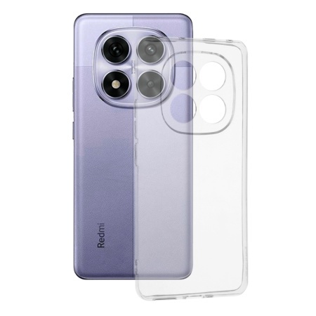 Husa pentru Xiaomi Redmi Note 14 Pro 5G / Poco X7, SKYDDAR INNOVATION, ClearGuard, din silicon transparent, set cu sticker, Transparenta