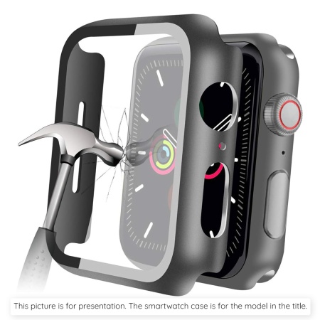 Husa protectie Smartwatch Huawei Watch D2, SKYDDAR INNOVATION, Defense360 Pro + Screen Protector, AntiSoc, set cu sticker, Negru