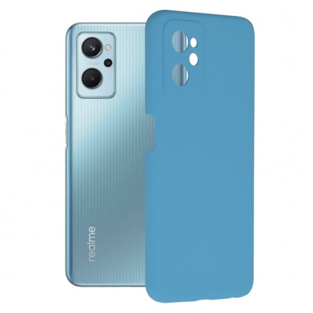Husa Realme 9i / Oppo A76 / A96 din silicon moale, Techsuit Soft Edge - Albastru