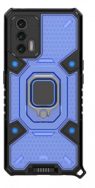 Husa Realme GT 5G cu inel, Techsuit Honeycomb - Albastru