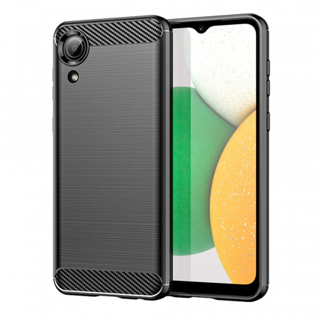 Husa Samsung Galaxy A03 Core, Carbon Silicon Techsuit - Negru