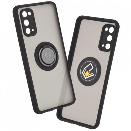 Husa Samsung Galaxy S20 cu inel, Techsuit Glinth - Negru
