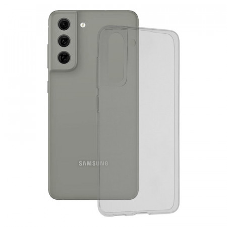Husa Samsung Galaxy S21 FE, din silicon TPU slim, Techsuit - Transparent