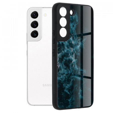 Husa Samsung Galaxy S22 5G, Glaze Series, Techsuit - Blue Nebula