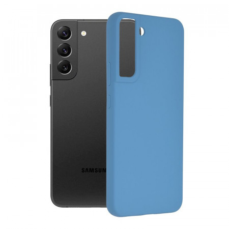 Husa Samsung Galaxy S22 Plus, Soft Edge Silicone, Techsuit - Denim Blue