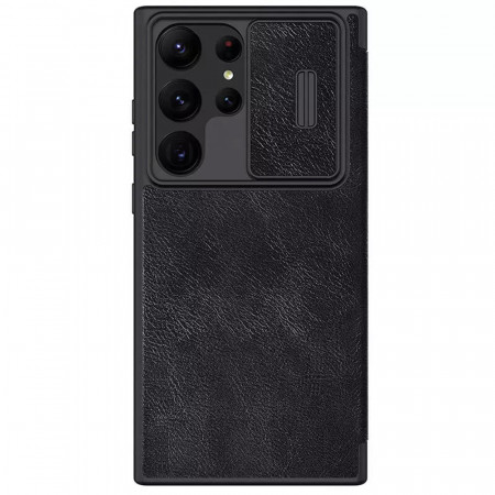 Husa Samsung Galaxy S23 Ultra, Nillkin QIN Leather Pro - Negru
