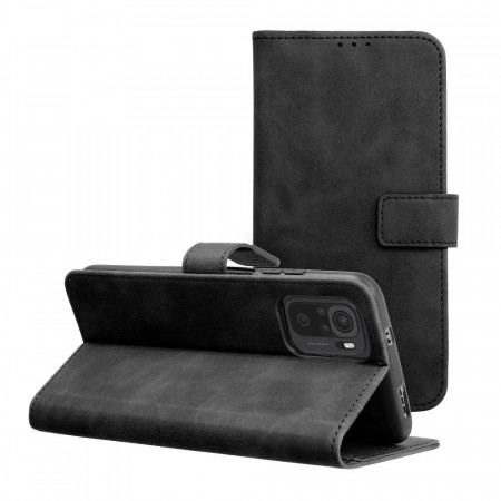 Husa Xiaomi Redmi Note 10 / 10S tip carte magnetic, Skyddar Tender - Negru