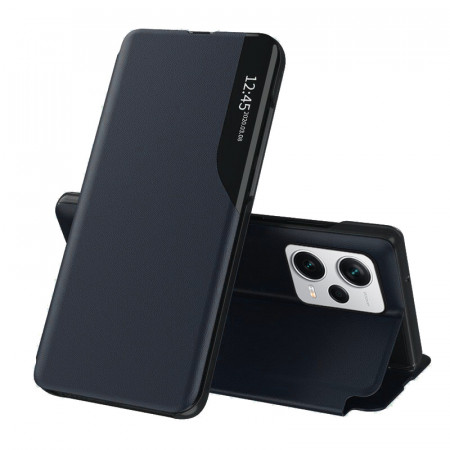 Husa Xiaomi Redmi Note 12 Pro 5G tip carte, Techsuit eFold - Albastru