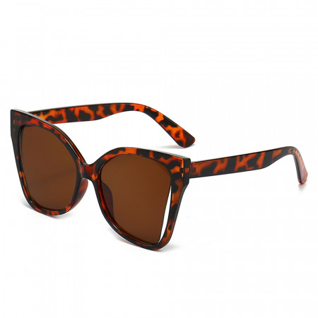 Ochelari de soare dama, rame Butterfly, Skyddar Vistta 5335 - Maro Leopard