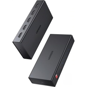 Adaptor 4x HDMI, 4k@60Hz, Ugreen CM570, Negru