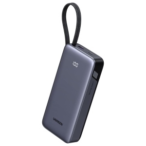Baterie Externa cu Cablu Incorporat, USB, Type-C, 20000mAh, 45W, Ugreen PB536 - Gri - Img 2