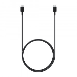 Cablu data Type-C la Type-C, 3A, 1.8M, Original Samsung (EP- DX310JBEGEU) - Negru