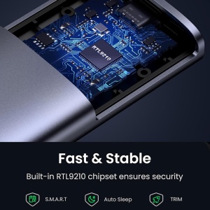 Carcasa SSD, M.2 NVMe, 10Gbps, Ugreen CM767 - Gri - Img 2