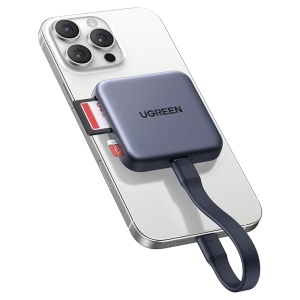 Card Reader Type-C la 2x SD, TF Card, 312MB/s, Ugreen CM898 - Gri - Img 3