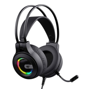 Casti cu Fir pentru Jocuri Video Jack 3.5mm, USB - Havit (H2040d) - Black